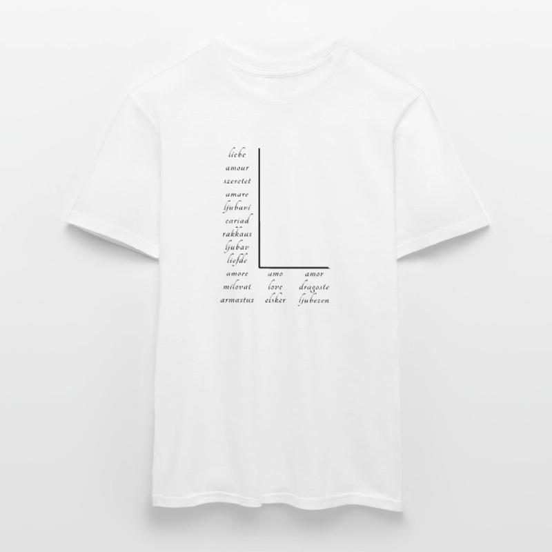 Love on many different languages Men's T-Shirt