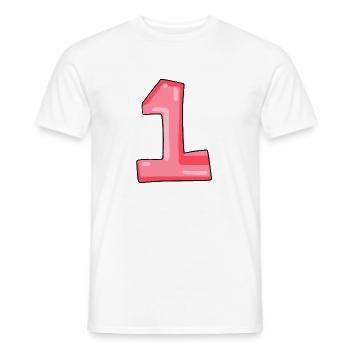 1 - T-shirt homme - blanc - Devant - AI Model Male 178 dark (178cm)