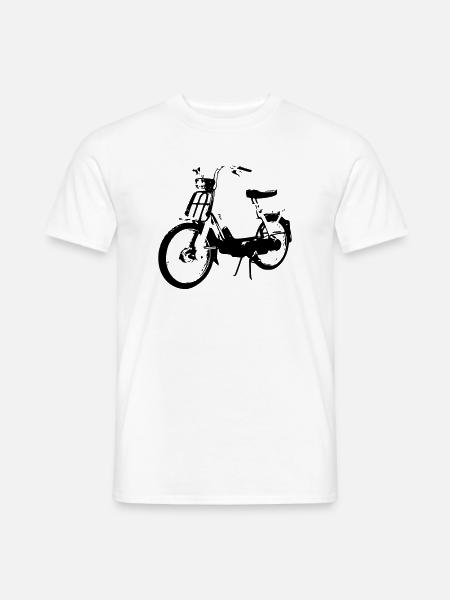 Mofa Moped Töffli - Ciao Bravo Trend - 2025 - Männer T-Shirt - Weiß