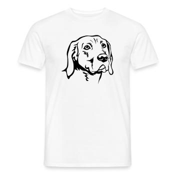 Gonczy Polski Kopf - Männer T-Shirt - Weiß - Vorne - AI Model Male 178 dark (178cm)
