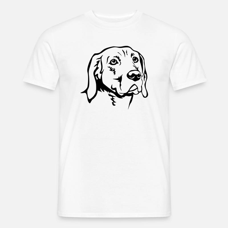 Gonczy Polski Kopf - Männer T-Shirt - Weiß