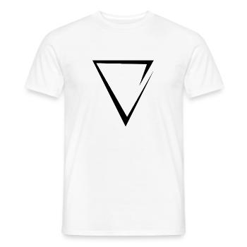 water - Men's T-Shirt - white - Front - AI Model Male 178 dark (178cm)