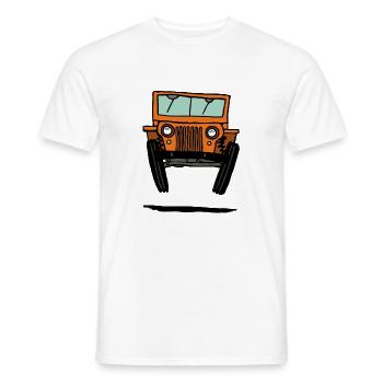 Jumpin Willy - Männer T-Shirt - Weiß - Vorne - AI Model Male 178 dark (178cm)