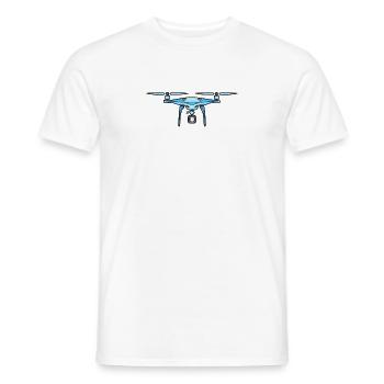 Drone Drone Drones - T-shirt homme - blanc - Devant - AI Model Male 178 dark (178cm)