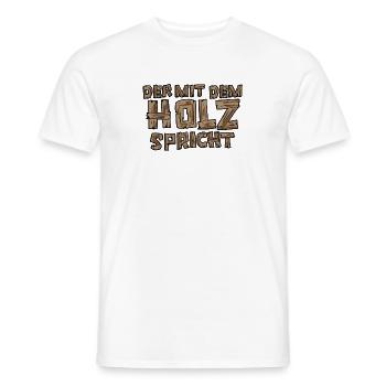 Tischler Schreiner - Männer T-Shirt - Weiß - Vorne - AI Model Male 178 dark (178cm)