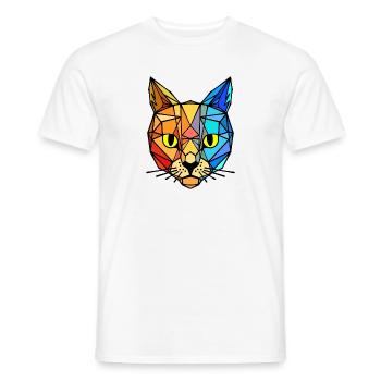 Tigre animal - T-shirt homme - blanc - Devant - AI Model Male 178 dark (178cm)