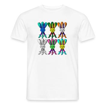 ANDERS UND TRADITIONELL SEIN - Männer T-Shirt - Weiß - Vorne - AI Model Male 178 dark (178cm)