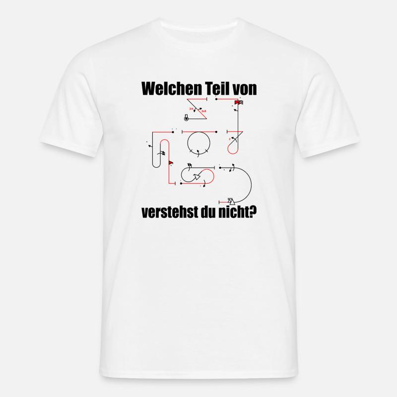 Aresti Symbole Kunstflug Programm Modellpilot - Männer T-Shirt - Weiß