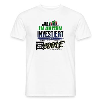 Börse Investieren Finanzen Statement - Männer T-Shirt - Weiß - Vorne - AI Model Male 178 dark (178cm)