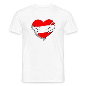Autriche - Autriche - T-shirt homme - blanc - Devant - AI Model Male 178 dark (178cm)