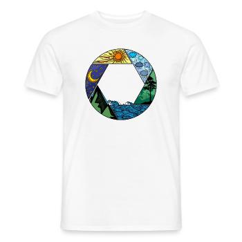 Mutter Natur Baum Umwelt - Männer T-Shirt - Weiß - Vorne - AI Model Male 178 dark (178cm)