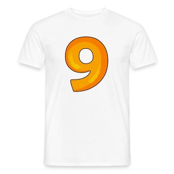 9 - T-shirt homme - blanc - Devant - AI Model Male 178 dark (178cm)