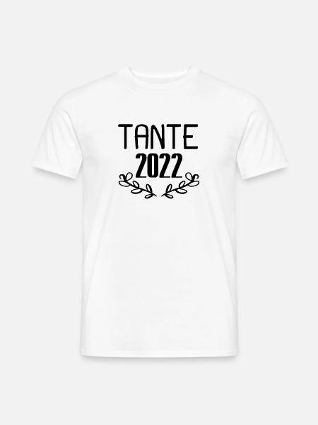 Tante 2022 - Tante werden - Männer T-Shirt - Weiß