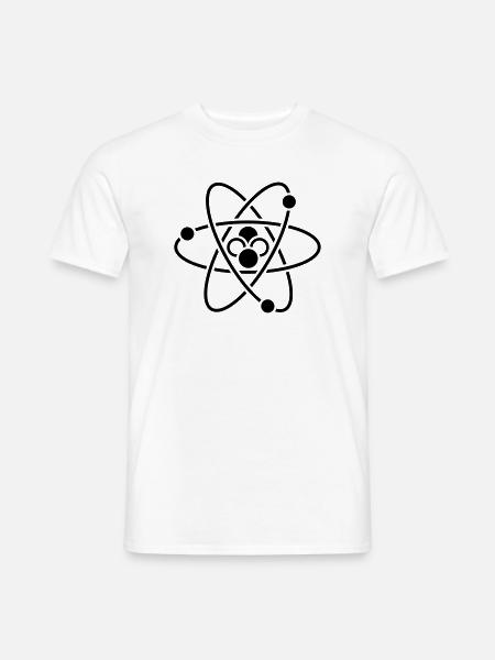 sience atom wissenschaft - Männer T-Shirt - Weiß