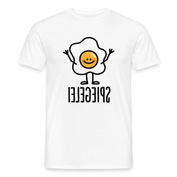 Spiegelei Spiegelbild Keto Ketogen Keton Ei Diät - Männer T-Shirt - Weiß - Vorne - AI Model Male 178 dark (178cm)