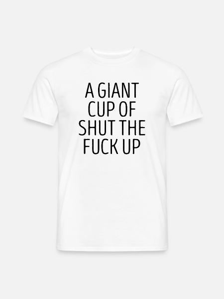 Lustiger sarkastischer Slogan - Männer T-Shirt - Weiß