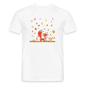 Automne - T-shirt homme - blanc - Devant - AI Model Male 178 dark (178cm)