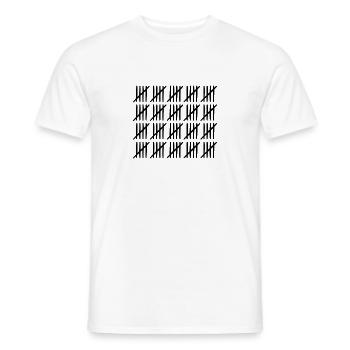 100 birthday tally sheet 100 years old - Men's T-Shirt - white - Front - AI Model Male 178 dark (178cm)
