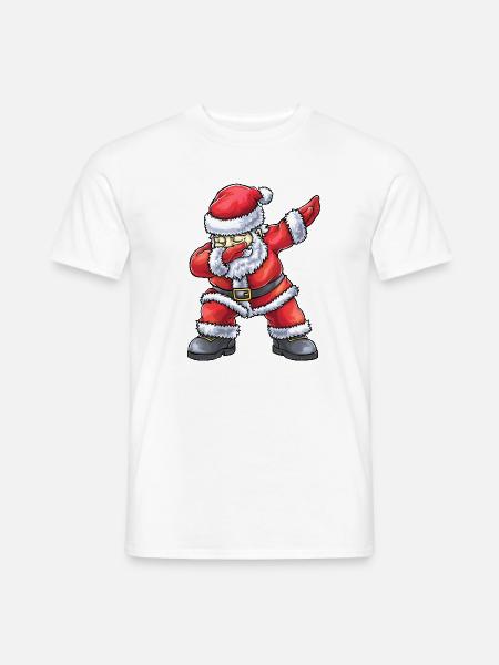 Weihnachtsmann Santa Claus Nikolaus - Männer T-Shirt - Weiß