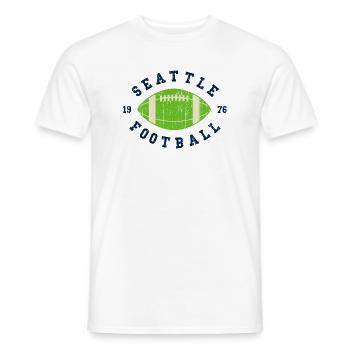 Seattle Football - T-shirt homme - blanc - Devant - AI Model Male 178 dark (178cm)