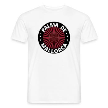 Création de logo à Palma de Majorque - T-shirt homme - blanc - Devant - AI Model Male 178 dark (178cm)