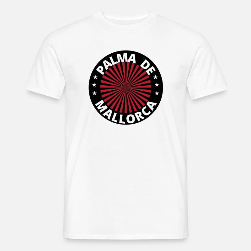 Palma de Mallorca Logo Design - Männer T-Shirt - Weiß