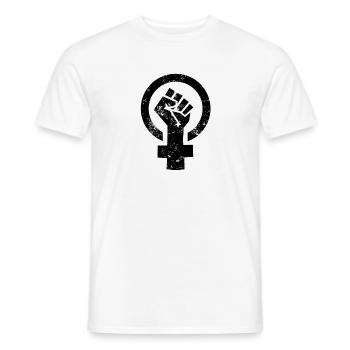 Women Power Venus Symbol - Men's T-Shirt - white - Front - AI Model Male 178 dark (178cm)