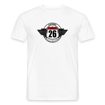 LA ROUTE 26 - T-shirt homme - blanc - Devant - AI Model Male 178 dark (178cm)