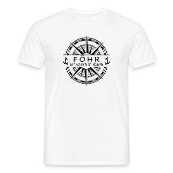 Föhr - Männer T-Shirt - Weiß - Vorne - AI Model Male 178 dark (178cm)
