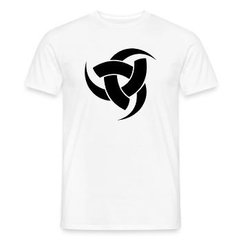 Odins three horns symbol - Men's T-Shirt - white - Front - AI Model Male 178 dark (178cm)