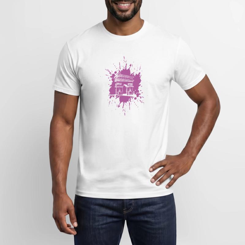 Arc de triomphe | Triumpfbogen Paris | Splash Männer T-Shirt