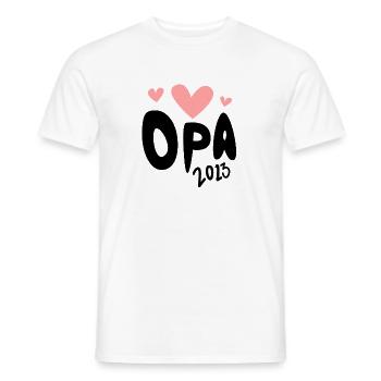 Opa 2023 - Opa werden - Bald Opa - Männer T-Shirt - Weiß - Vorne - AI Model Male 178 dark (178cm)