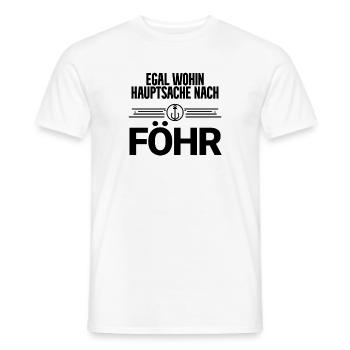 Nordsee Föhr - Männer T-Shirt - Weiß - Vorne - AI Model Male 178 dark (178cm)