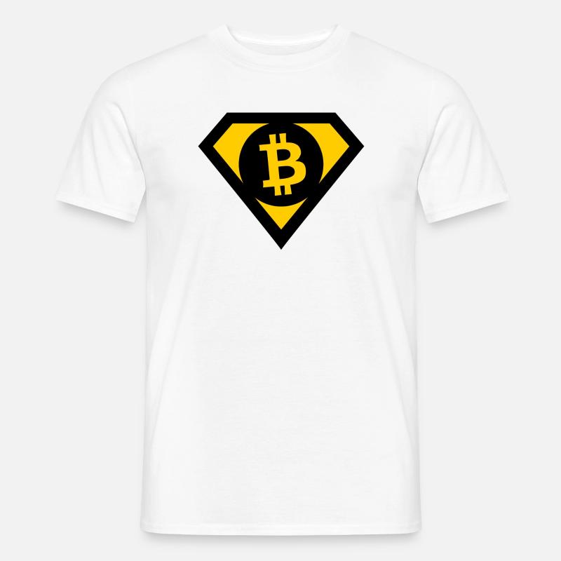 Die Bitcoin Helden - Männer T-Shirt - Weiß