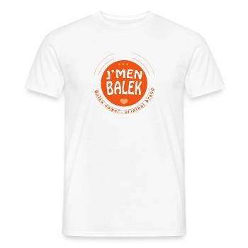 J'men balek ! - T-shirt homme - blanc - Devant - AI Model Male 178 dark (178cm)