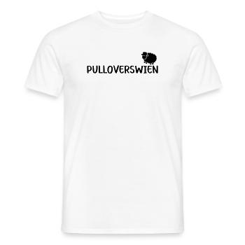 Pulloverswien Plattdeutsch Ostfriesisch Schaf - Männer T-Shirt - Weiß - Vorne - AI Model Male 178 dark (178cm)