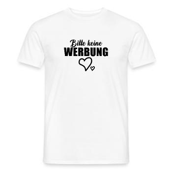 Bitte keine Werbung - Briefkasten - Männer T-Shirt - Weiß - Vorne - AI Model Male 178 dark (178cm)