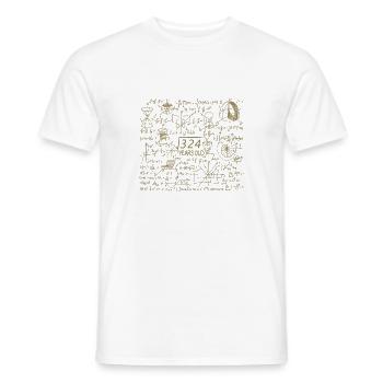 18th Birthday Math Math Student Mathefan - Men's T-Shirt - white - Front - AI Model Male 178 dark (178cm)