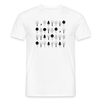 Orienteering [01.1] [orienteering] [V] - Men's T-Shirt - white - Front - AI Model Male 178 dark (178cm)
