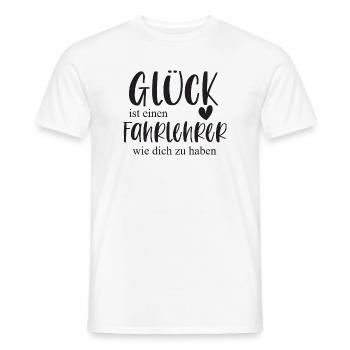 Fahrlehrer Glück Bedanken Führerschein Geschenk - Männer T-Shirt - Weiß - Vorne - AI Model Male 178 dark (178cm)