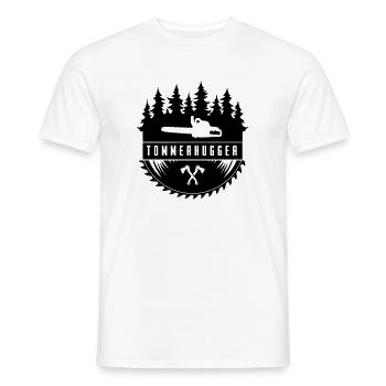 Lumberjack - Men's T-Shirt - white - Front - AI Model Male 178 dark (178cm)