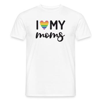 Ich liebe meine Mütter - Männer T-Shirt - Weiß - Vorne - AI Model Male 178 dark (178cm)
