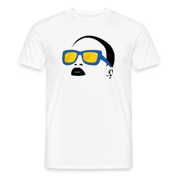 Strand und Sonnenbrille Design - Männer T-Shirt - Weiß - Vorne - AI Model Male 178 dark (178cm)
