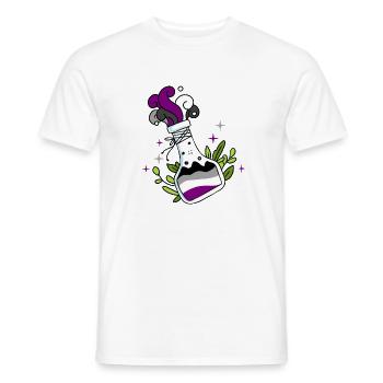 Asexueller Trank Ace Pride - Männer T-Shirt - Weiß - Vorne - AI Model Male 178 dark (178cm)