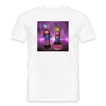 Glitzernde Fantasiefiguren Duo - Männer T-Shirt - Weiß - Vorne - AI Model Male 178 dark (178cm)