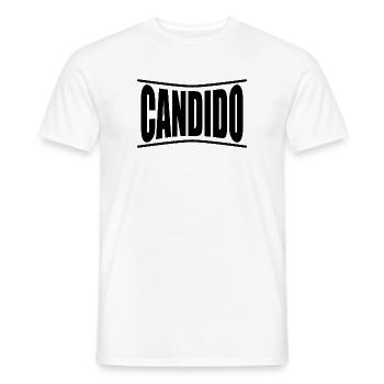 T-Shirt Candido T-Shirt Geschenkidee - Männer T-Shirt - Weiß - Vorne - AI Model Male 178 dark (178cm)