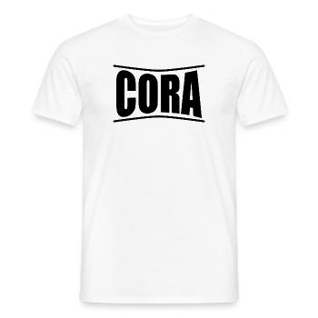 Cora T-Shirt Geschenkidee - Männer T-Shirt - Weiß - Vorne - AI Model Male 178 dark (178cm)