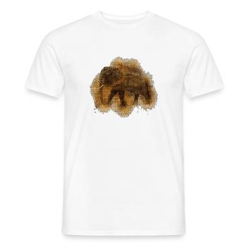 Elefantenliebhaber, Afrika Fan, Elefantenkuh - Männer T-Shirt - Weiß - Vorne - AI Model Male 178 dark (178cm)