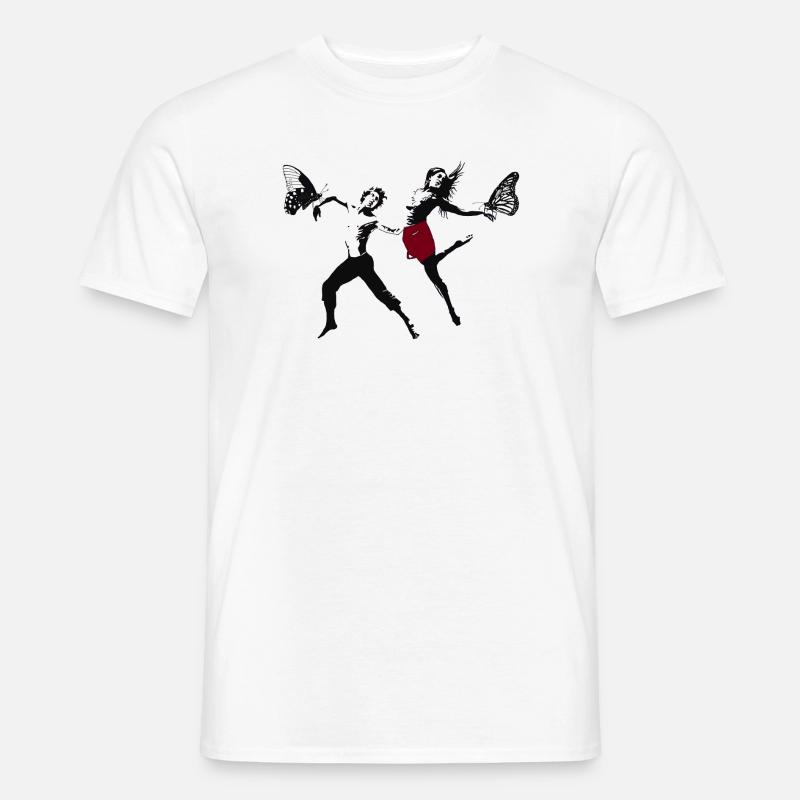 Moderne Dance - Männer T-Shirt - Weiß