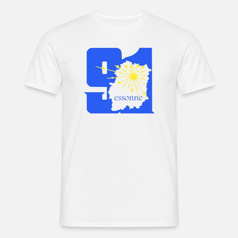 Essonne - Männer T-Shirt - Weiß